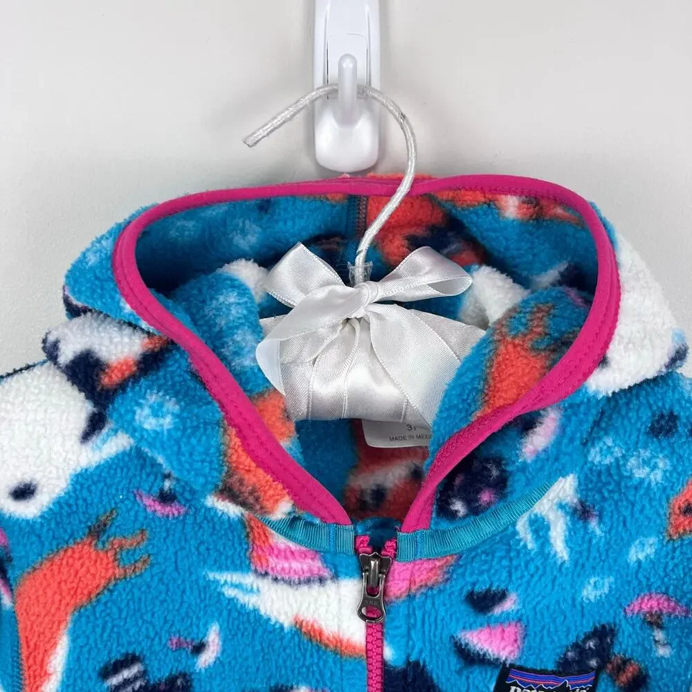 Patagonia Hooded Fleece Critter Jacket 3T